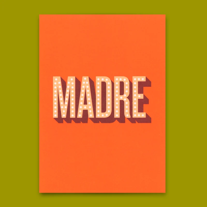 Postkarte "Madre" | Coole Karte zum Muttertag