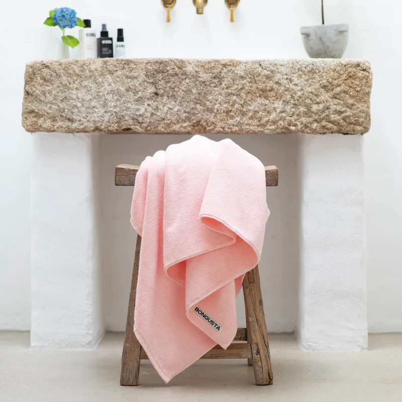 Badelaken „Naram Blush 100×150 cm“ | Groß & gemütlich | BONGUSTA