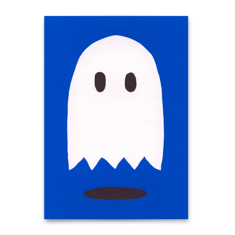 Postkarte "Ghost" | Besondere Karte für jeden Anlass