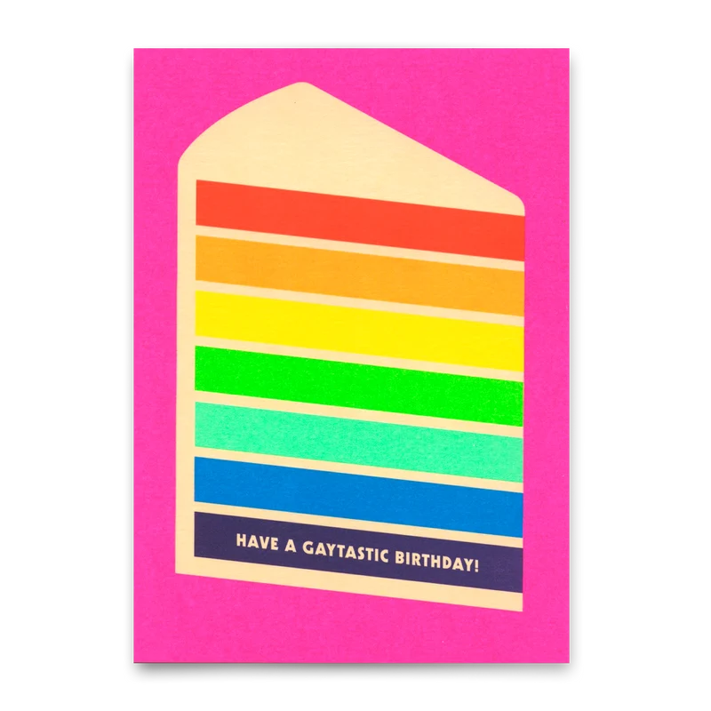 Postkarte "Gaytastic birthday" | Coole Karte zum Geburtstag