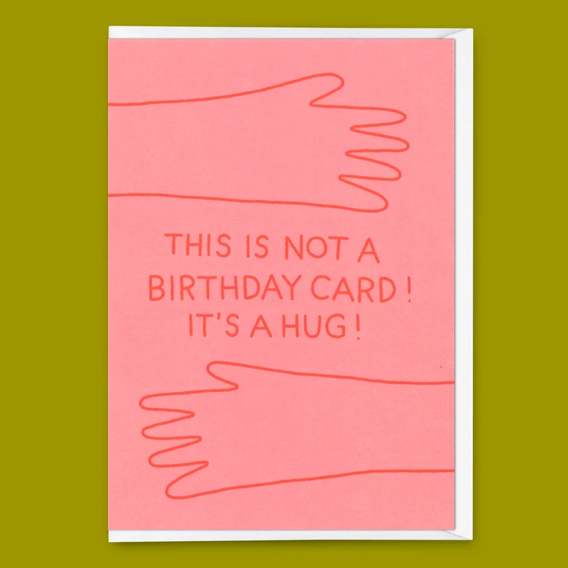 Grußkarte "It´s a hug" | Schöne Klappkarte zum Geburtstag