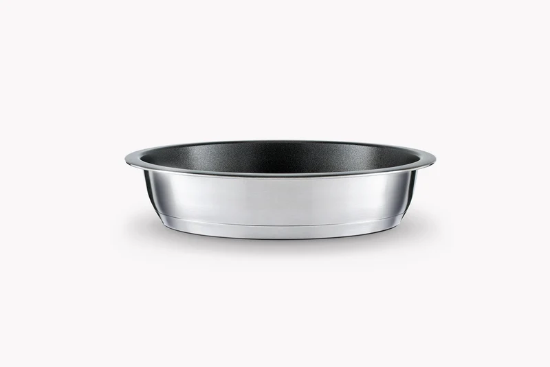 nesto Edelstahl-Pfanne Ø 20 cm x 5,0 cm, antihaft-beschichtet