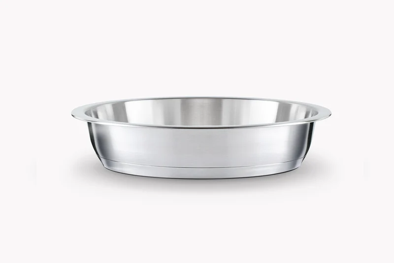 nesto Edelstahl-Pfanne Ø 24 cm x 5,9 cm, unbeschichtet