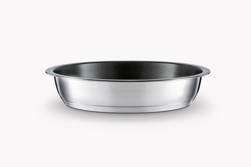 nesto Edelstahl-Pfanne Ø 24 cm x 5,9 cm, antihaft-beschichtet