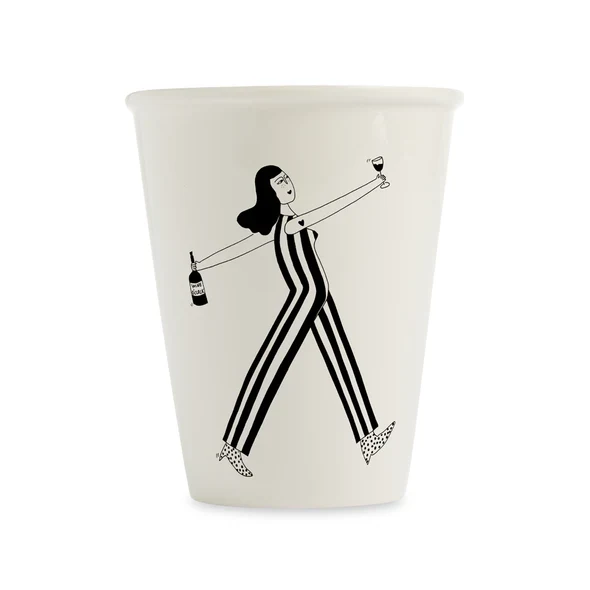 Becher helen b "Wine O´Clock" | Design Mug mit Illustrationen von Helen Blanchaert
