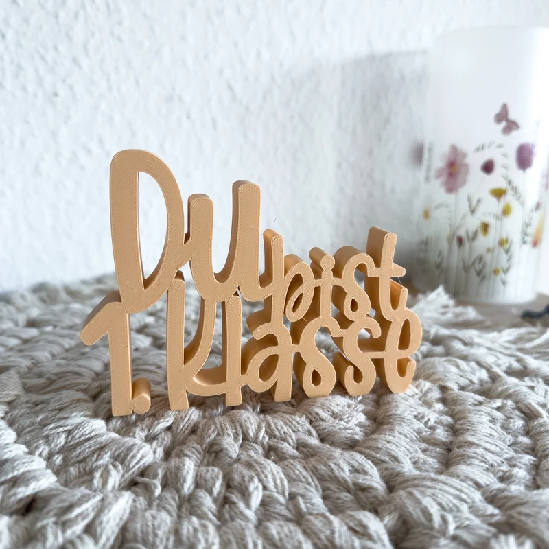 Du bist 1. Klasse Aufsteller