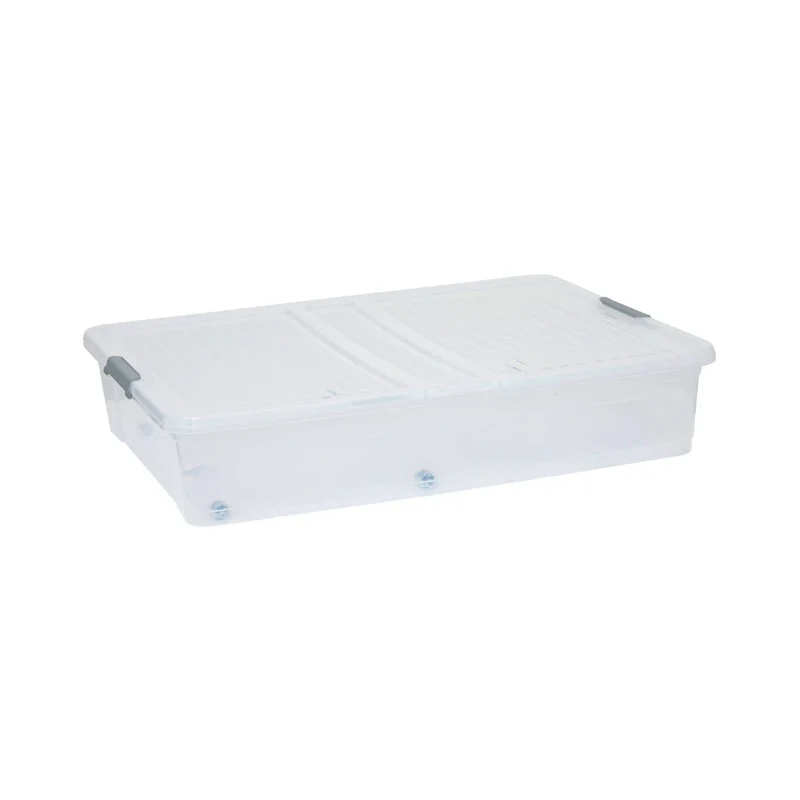 Opbergbox onder bed op wielen en klapdeksel 53 liter Five®
