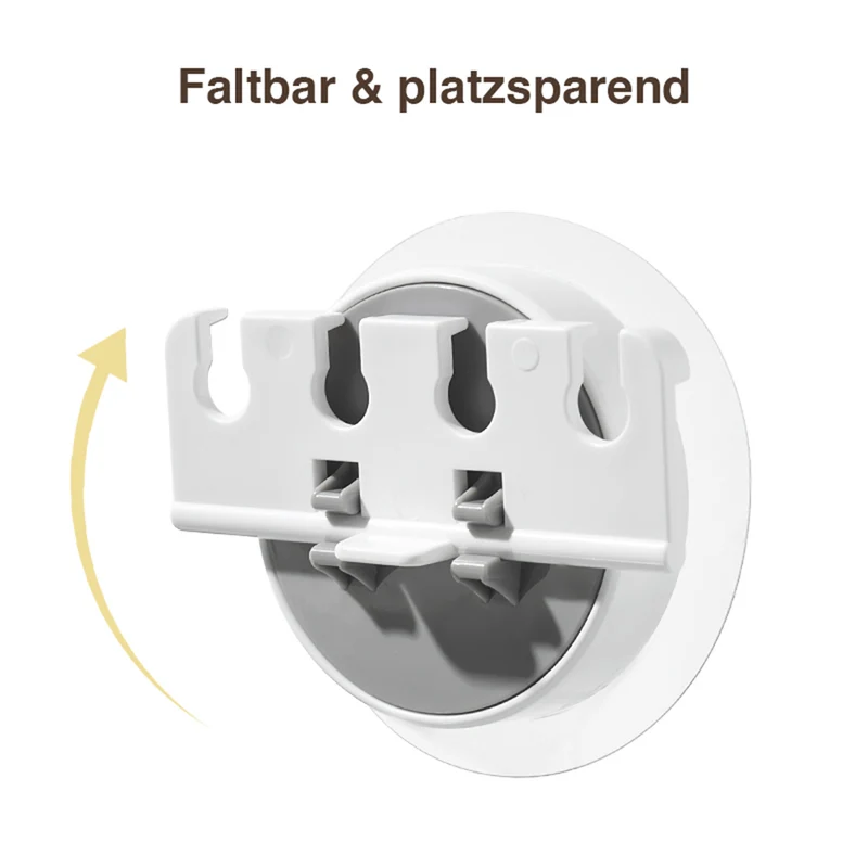 Creliv Zahnbürstenhalter 2x Tragbares Zahnbürstenhalter Selbstklebend für Badezimmer, (2-St)