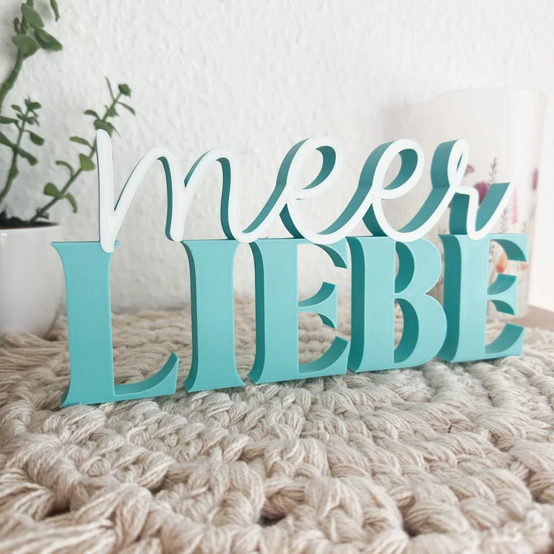Meer Liebe Deko Aufsteller