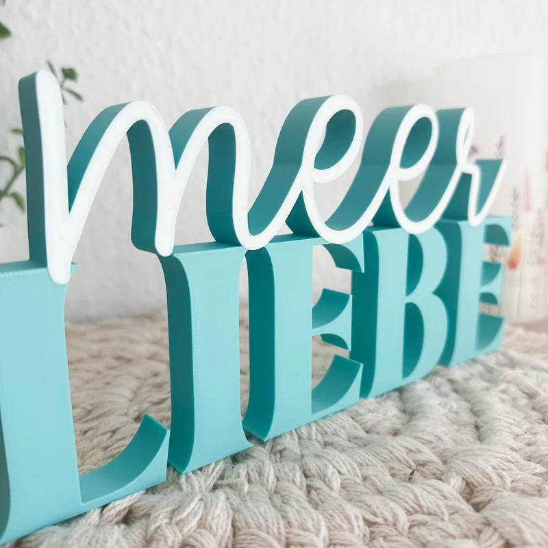 Meer Liebe Deko Aufsteller