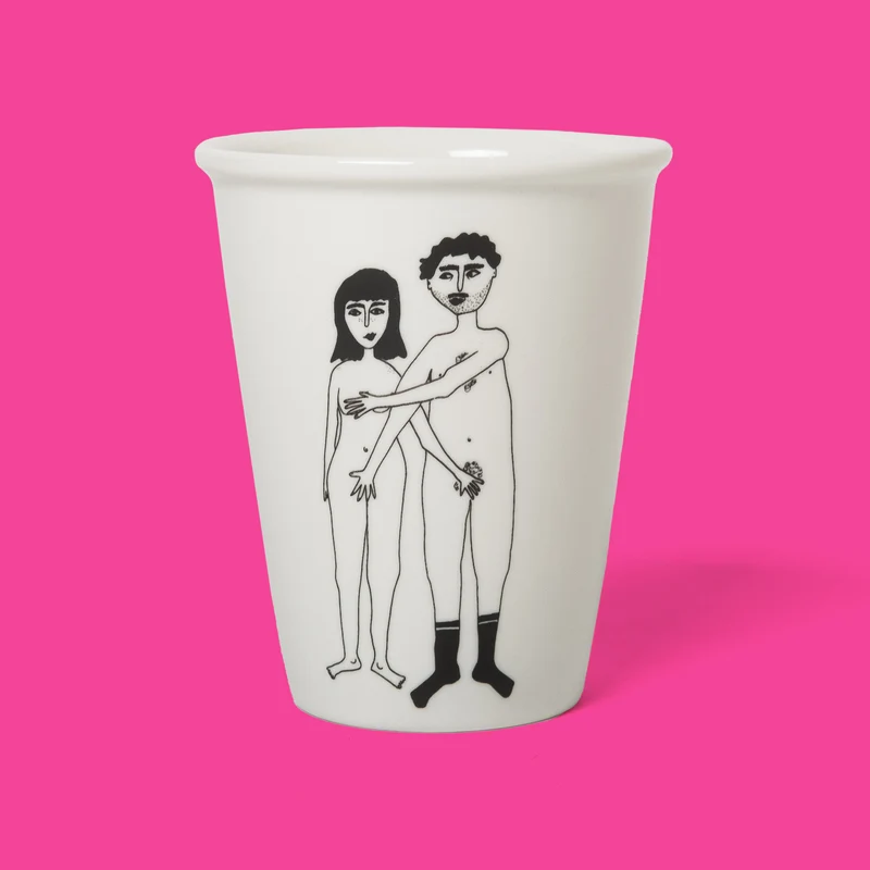 Becher helen b "Naked Couple" | Design Mug mit Illustrationen von Helen Blanchaert