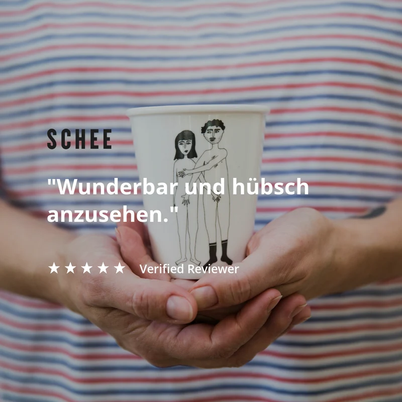 Becher helen b "Naked Couple" | Design Mug mit Illustrationen von Helen Blanchaert