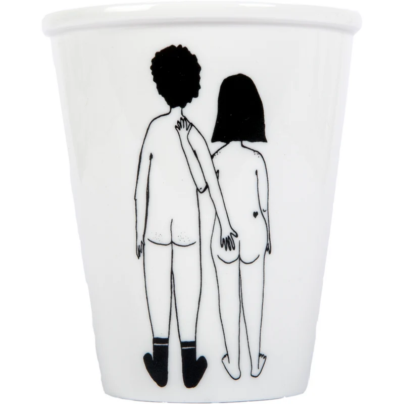 Becher helen b "Naked Couple Back" | Design Mug mit Illustrationen von Helen Blanchaert