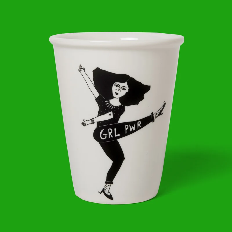 Becher helen b "Grl Pwr" | Design Mug mit Illustrationen von Helen Blanchaert