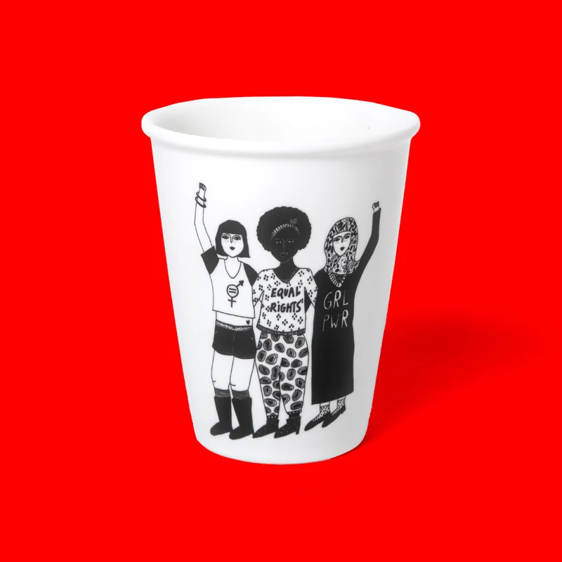 Becher helen b "Female Power" | Design Mug mit Illustrationen von Helen Blanchaert