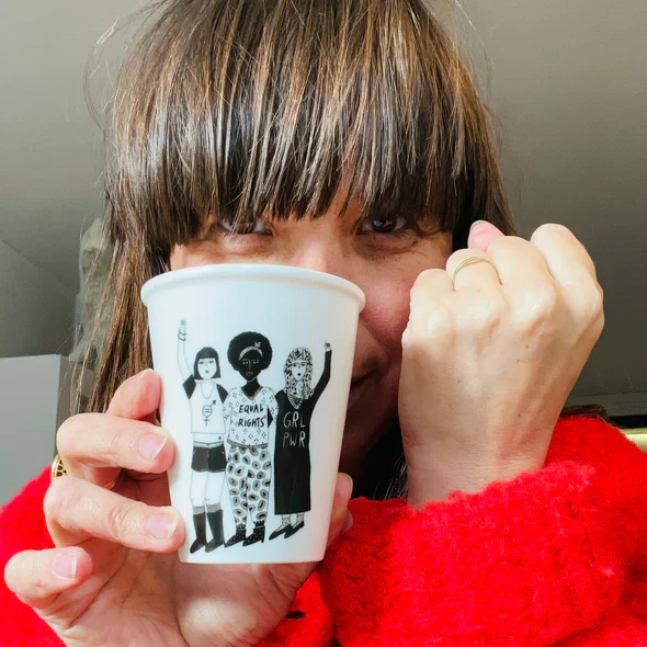 Becher helen b "Female Power" | Design Mug mit Illustrationen von Helen Blanchaert