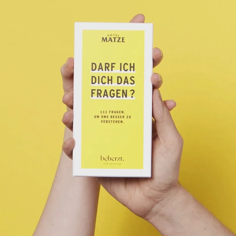 Kartenset Darf ich dich das fragen