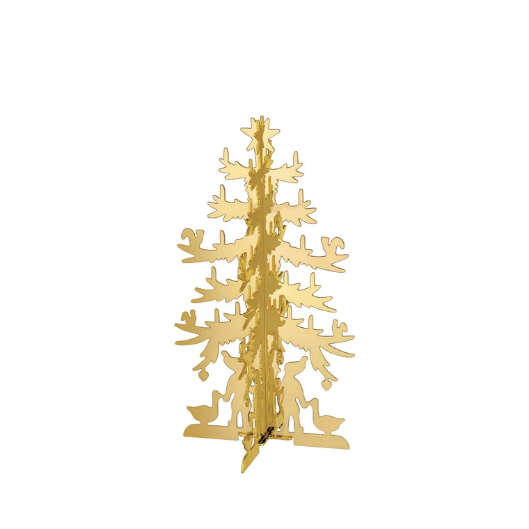 Tannenbaum Mini 9 cm vergoldet