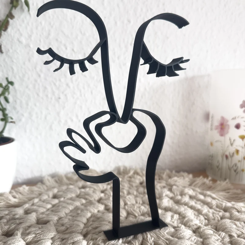 Lustiges Toilettenschild (Stinkt Zeichen) Line Art