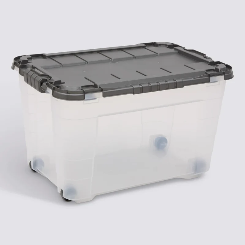 Opbergbox 4 zijden scharnierdeksel optie 60 liter Five®
