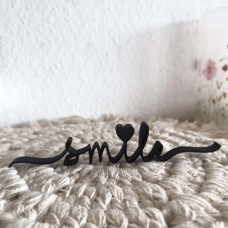 Smile Deko Aufsteller