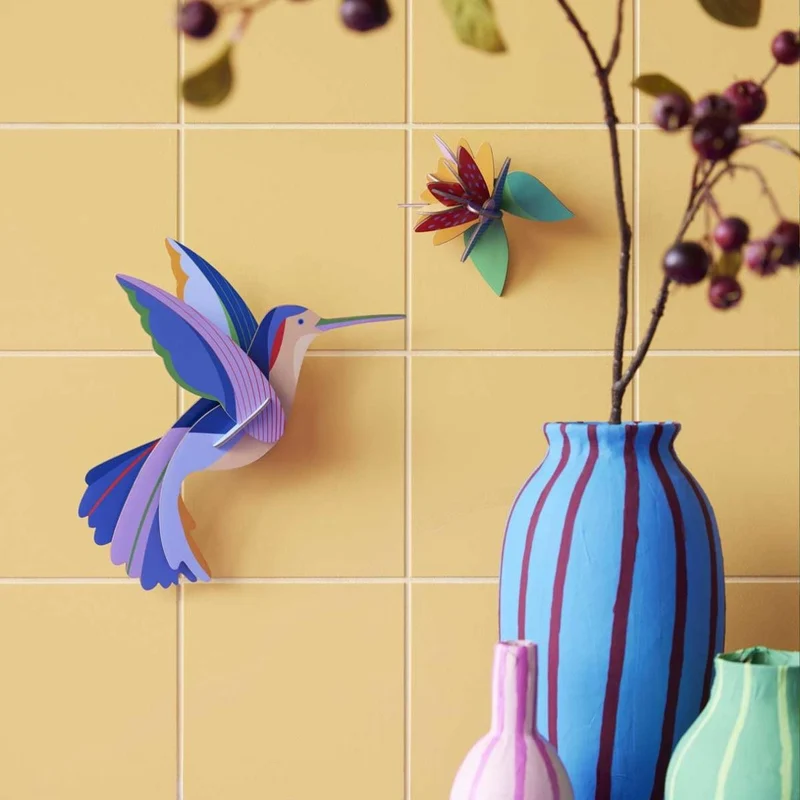 Wanddeko „Paradise Bird Hummingbird“ Studio ROOF | Feine Wandgestaltung