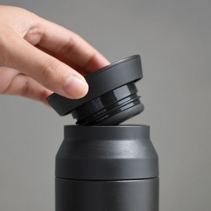 Thermobecher "Travel Tumbler" Black 350ml | doppelwandig isoliert | KINTO