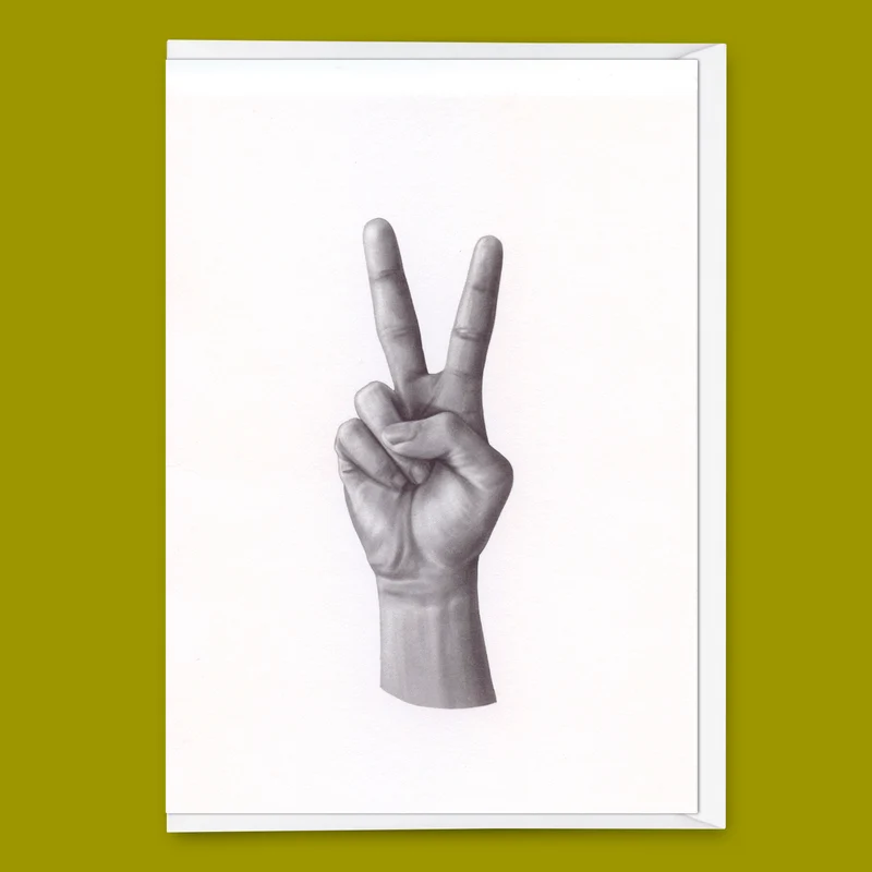 Grußkarte "Peace Hand " | Coole Klappkarte für jeden Anlass