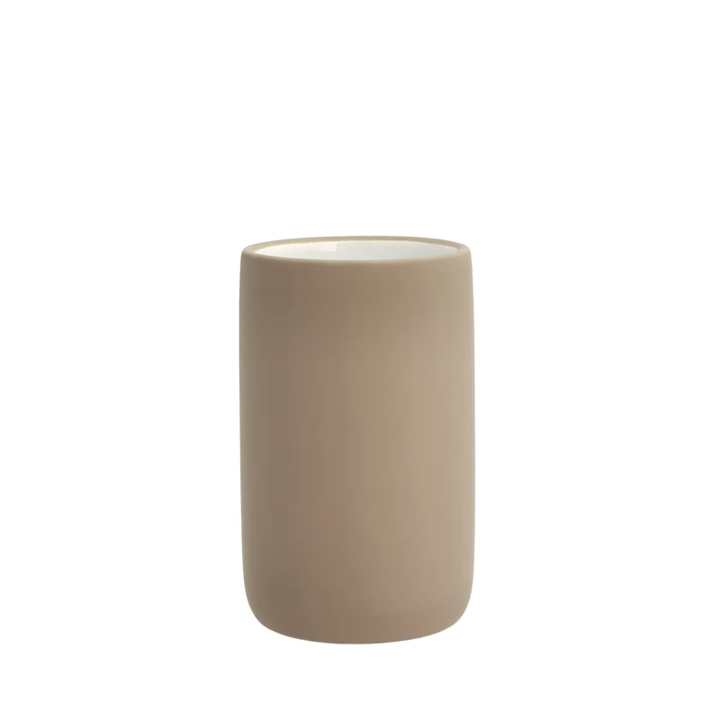 Mono Zahnputzbecher Taupe