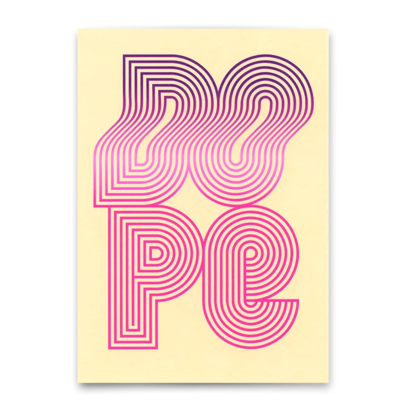 Postkarte "Dope" | Besondere Karte für jeden Anlass