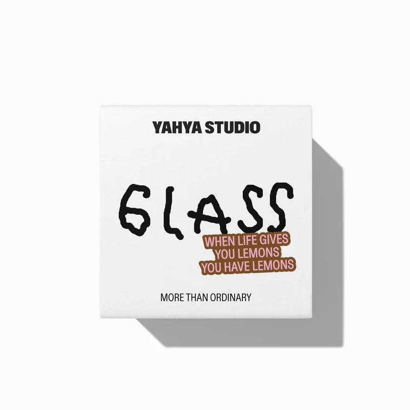 Trinkglas „When Life Gives You Lemons“ | Motivierender Spruch | YAHYA Studio