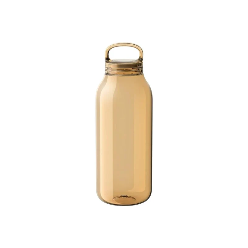 Trinkflasche "Water Bottle" Amber 500ml | Minimalistisch & Funktional | KINTO