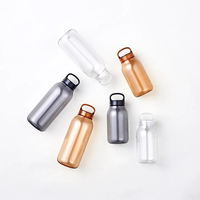 Trinkflasche "Water Bottle" Amber 500ml | Minimalistisch & Funktional | KINTO