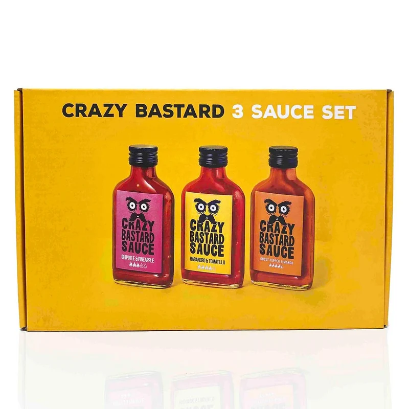 Chilisaucen 3er Set "Bestsellers" | Crazy Bastard