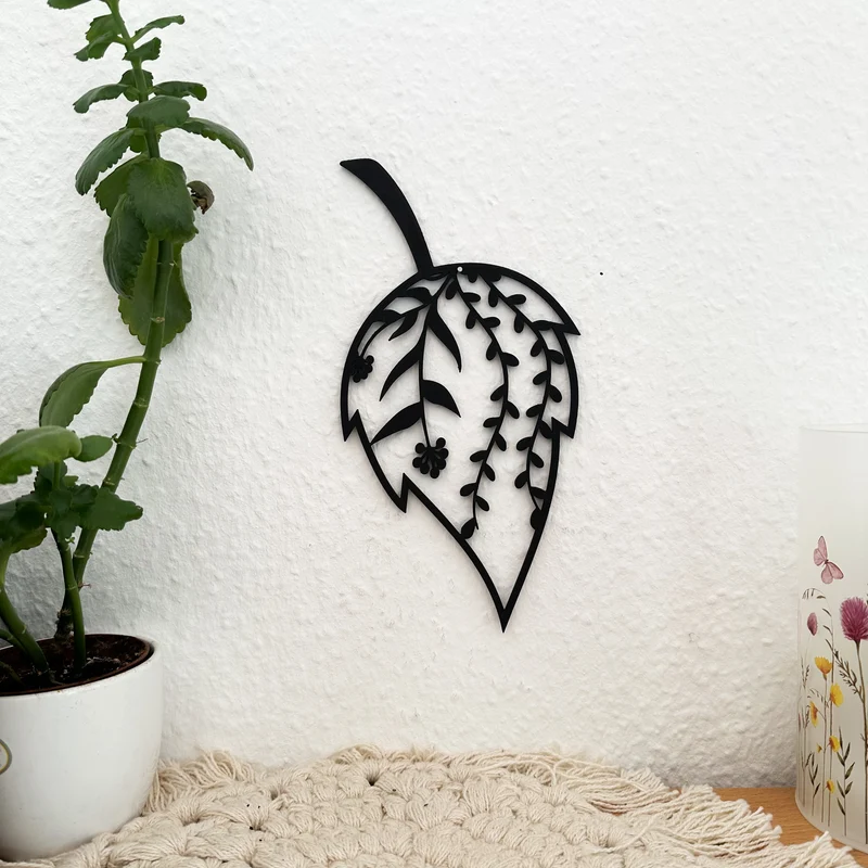 Blatt Wandbild