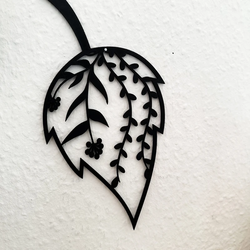 Blatt Wandbild