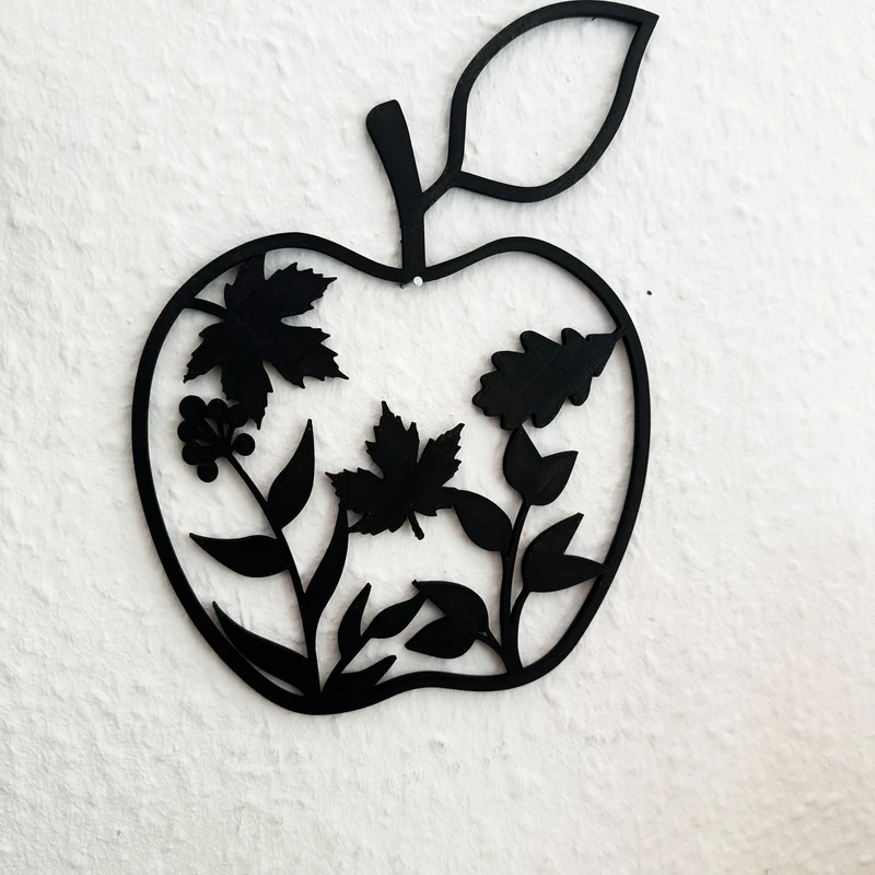 Herbst Apfel Wandbild