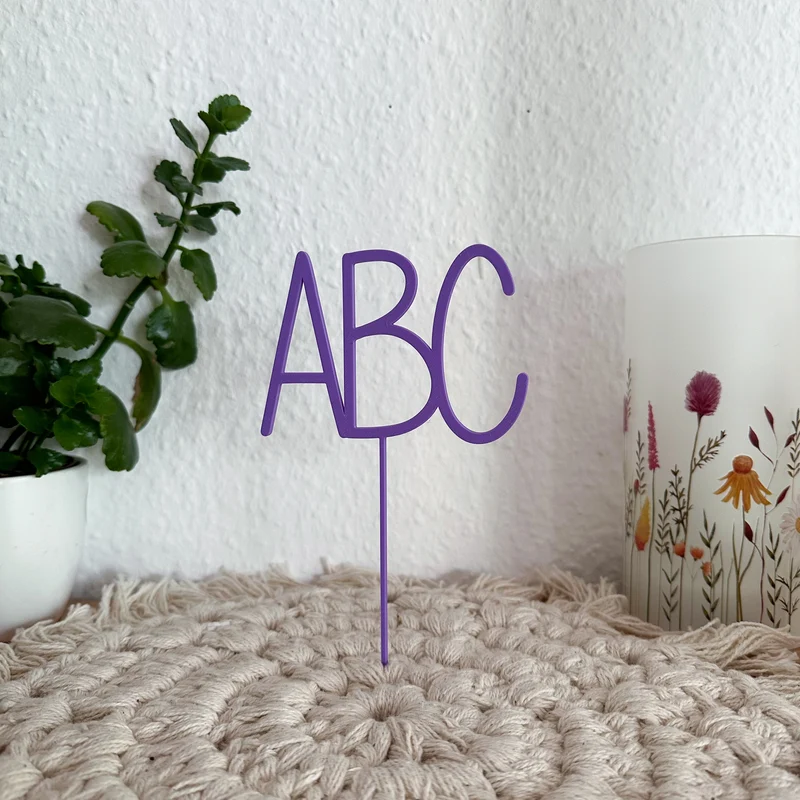 ABC - Caketopper Einschulung