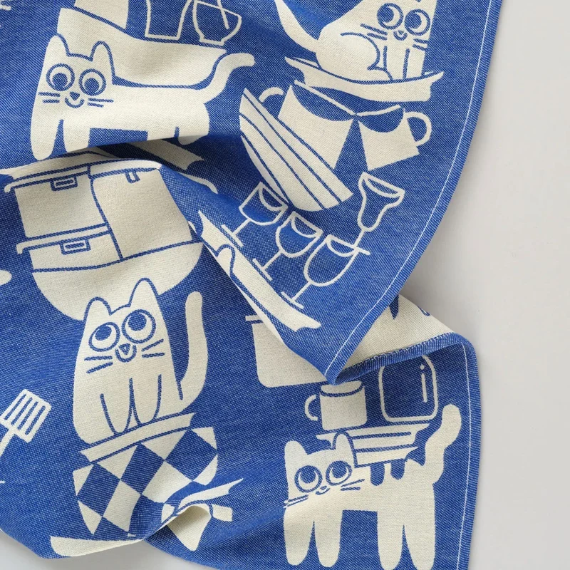 Küchentuch "Kitchen Cats" von WRAP aus London | Niedliche Katzen-Motive für die Küche