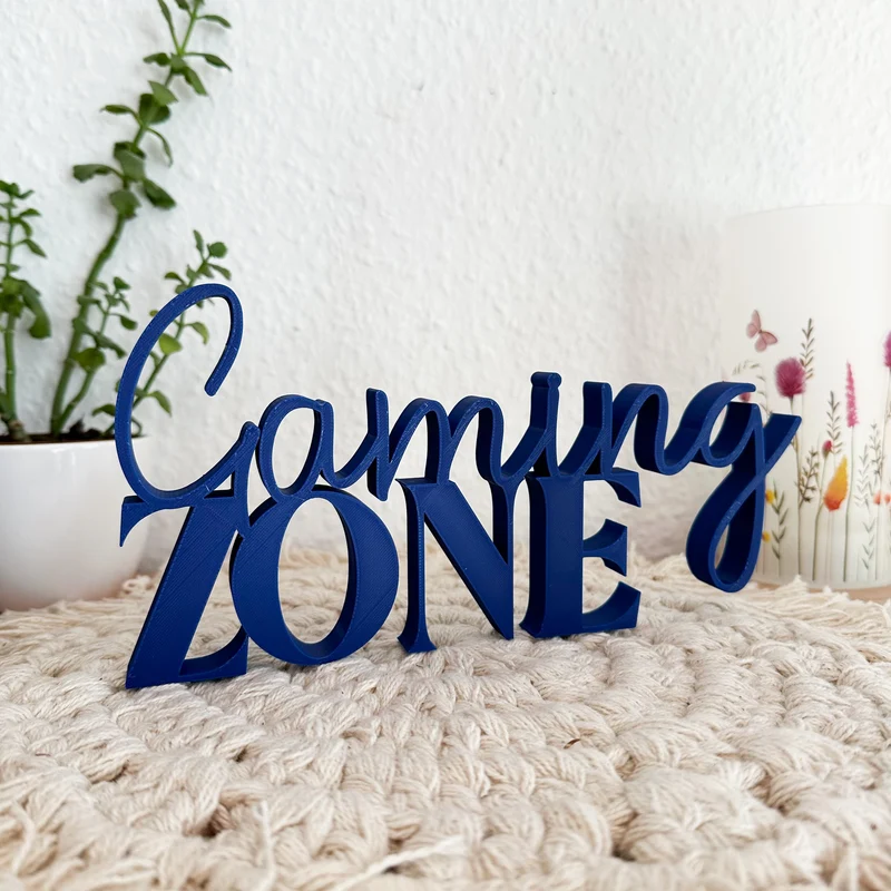 Gaming Zone Deko Aufsteller