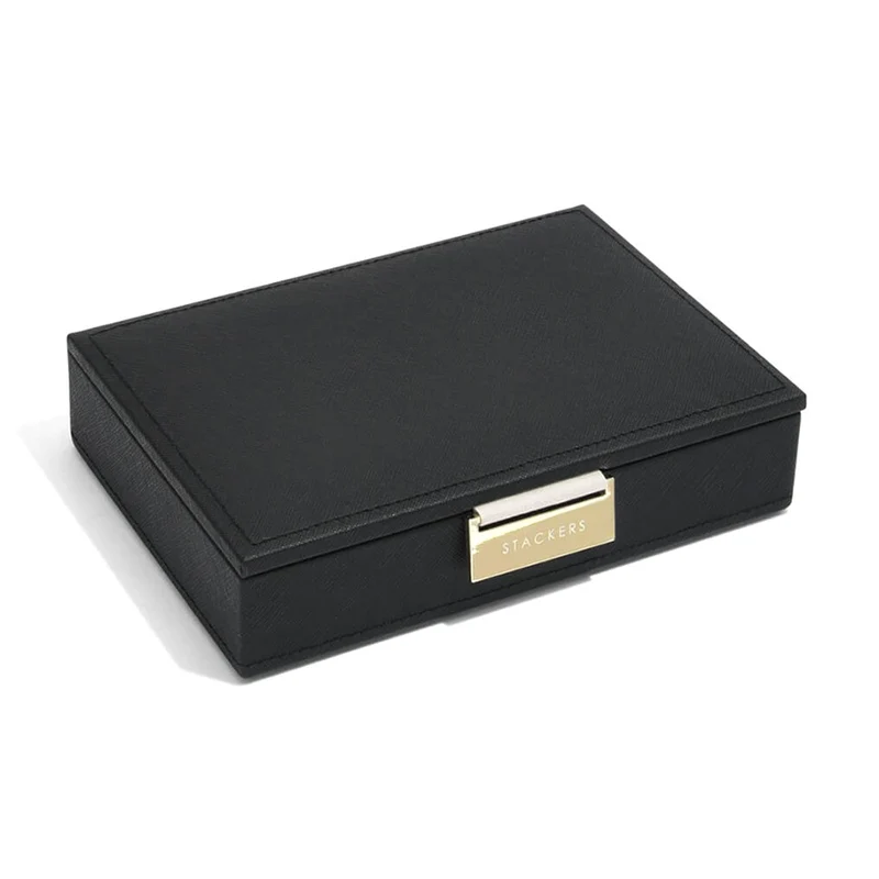 Schmuckschatulle Stackers Mini - Schwarz Gold