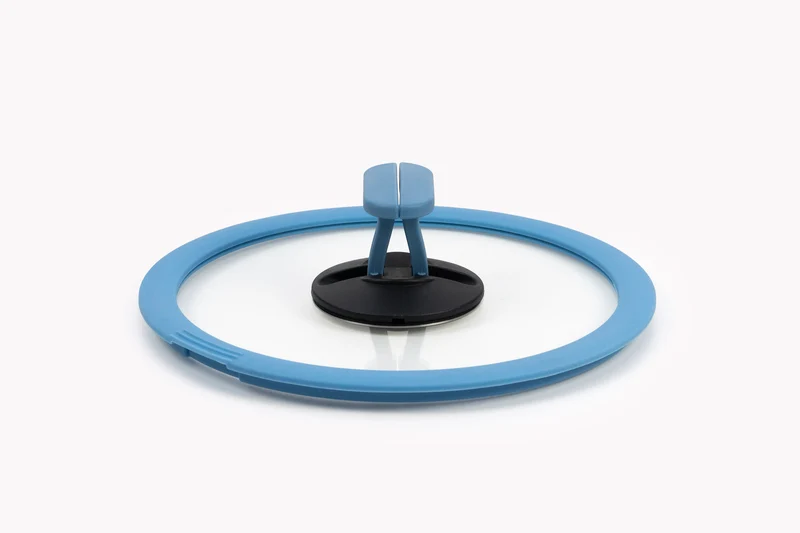 nesto Topf Deckel mit Silikonrand Ø 20 cm blau