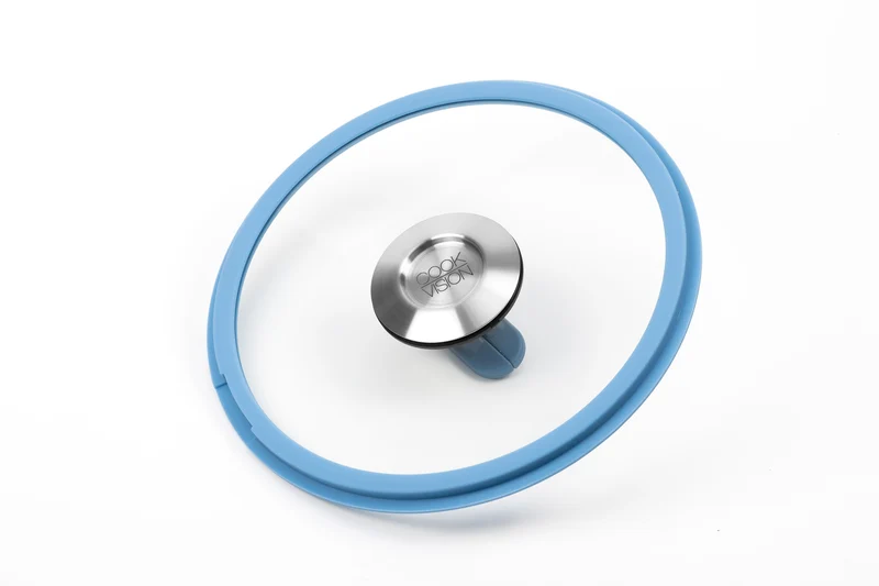 nesto Topf Deckel mit Silikonrand Ø 22 cm blau