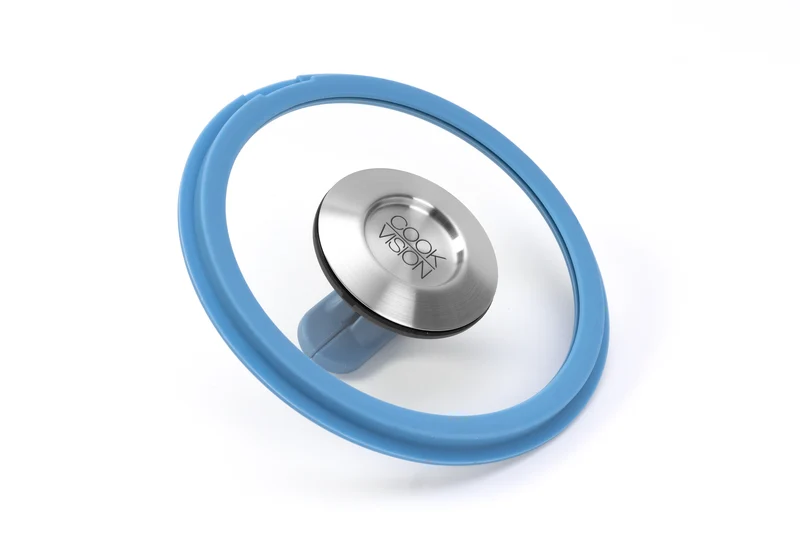 nesto Topf-Deckel mit Silikonrand Ø 16 cm blau
