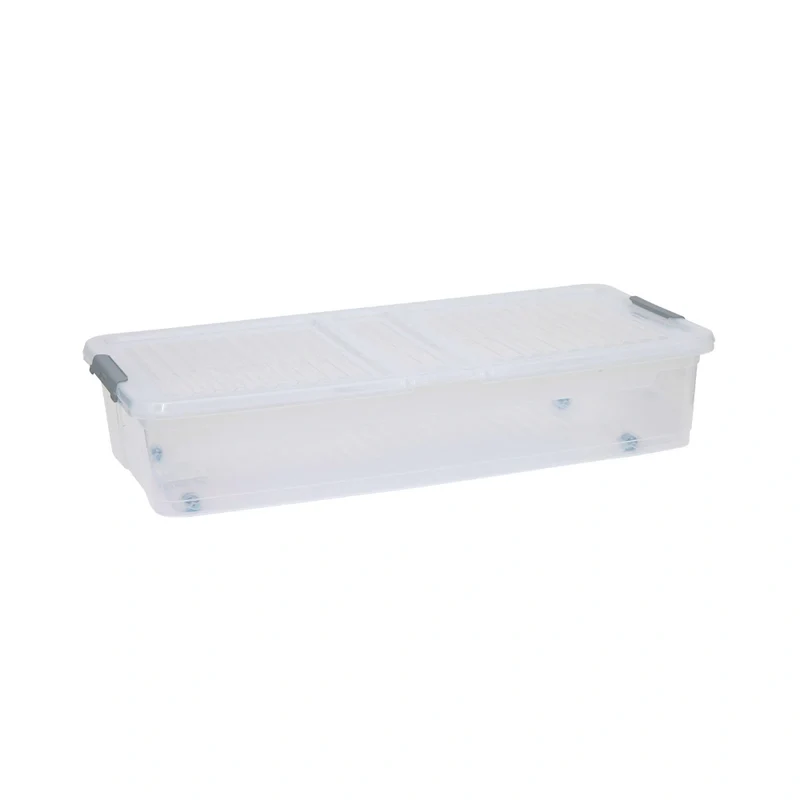 Opbergbox onder bed op wielen en klapdeksel 33 liter Five®
