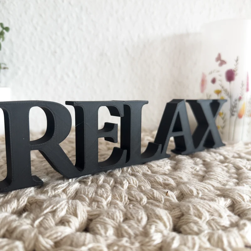 Relax Deko Aufsteller