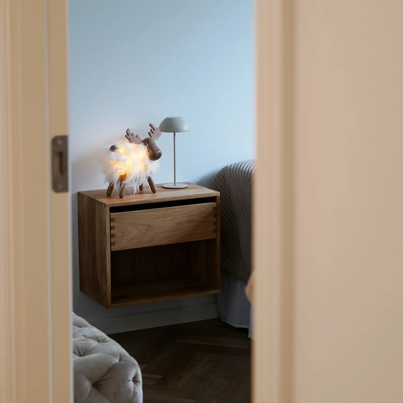LED Holz-Elchlampe