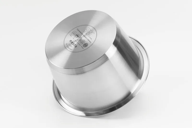nesto Edelstahltopf Ø 22 cm x 13,5 cm, 3,8l