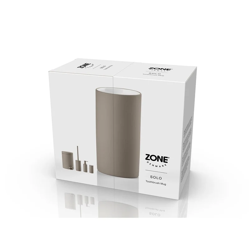 Zone Denmark Zahnbürstenbecher Solo Taupe