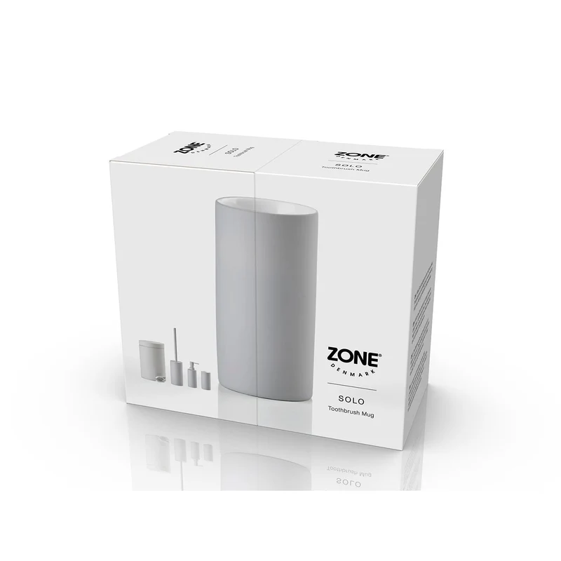 Zone Denmark Zahnbürstenbecher Solo Soft Grey